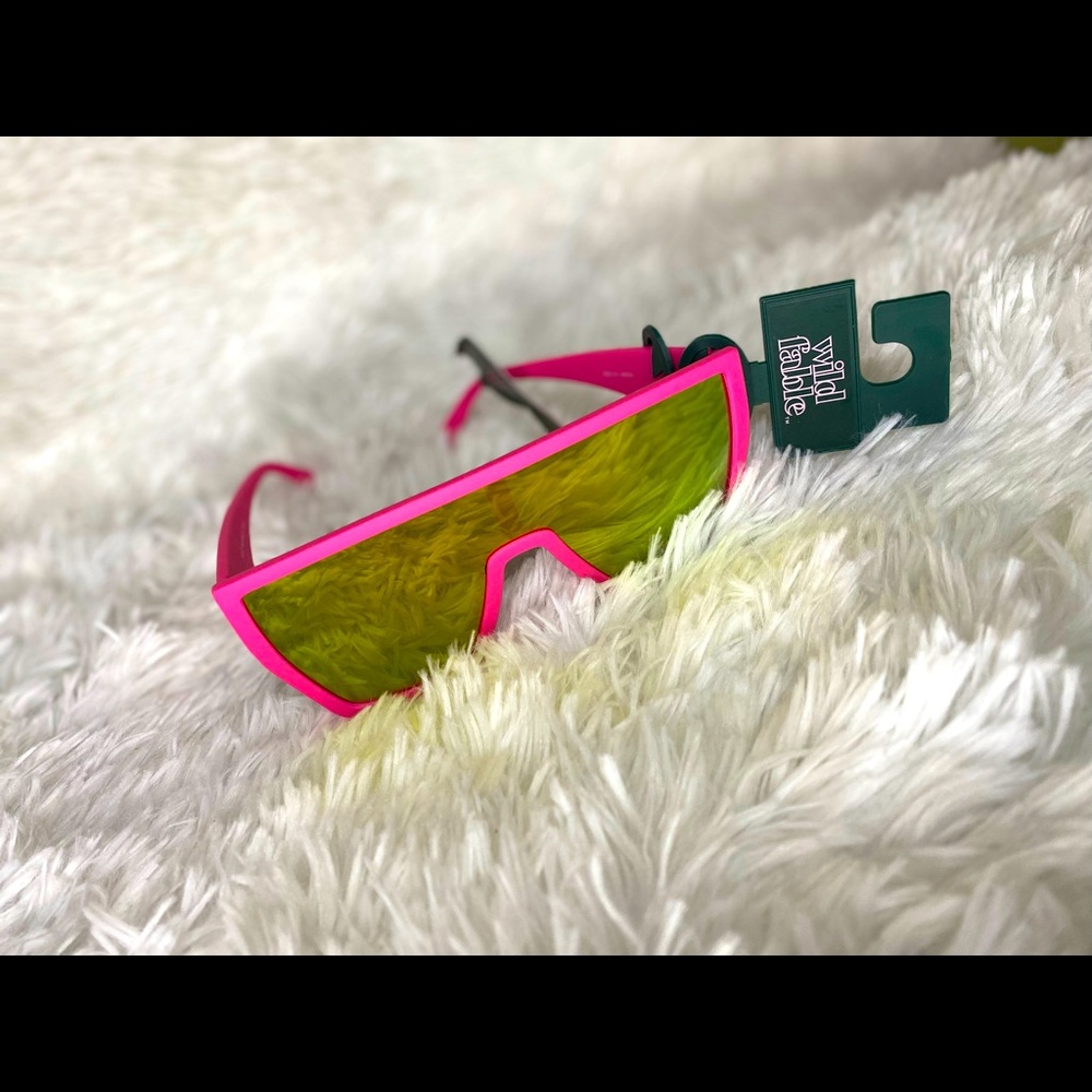 Wild Fable Pink Ski Mirror Sunglasses